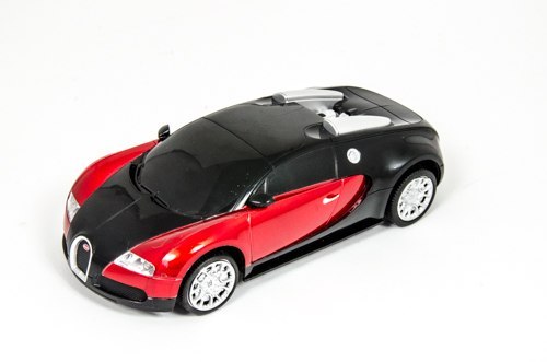 Samochód RC Bugatti Veyron licencja 124 czerwony